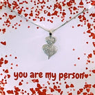 colier argint doua inimi valentine's day