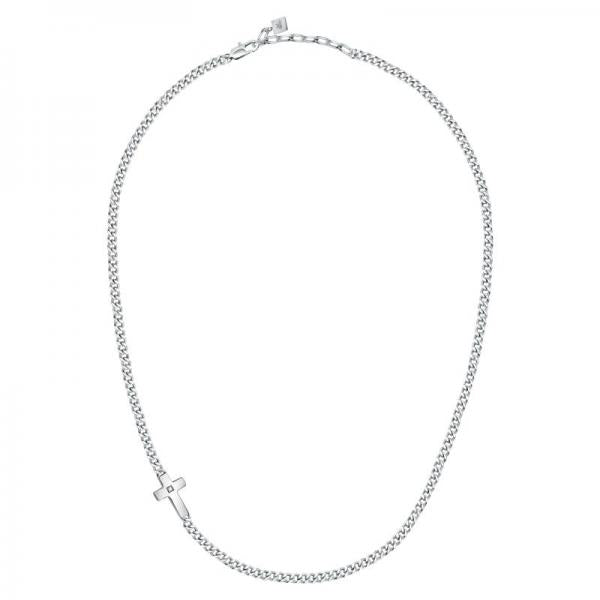 colier barbatesc morellato cu cruce