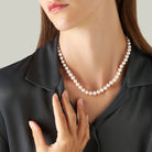 colier argint cu perle naturale de apa dulce