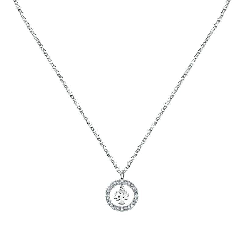 colier argintiu cu pomul vietii la petite story