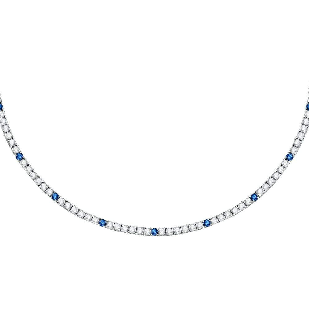 colier tennis morellato safire si diamante CZ