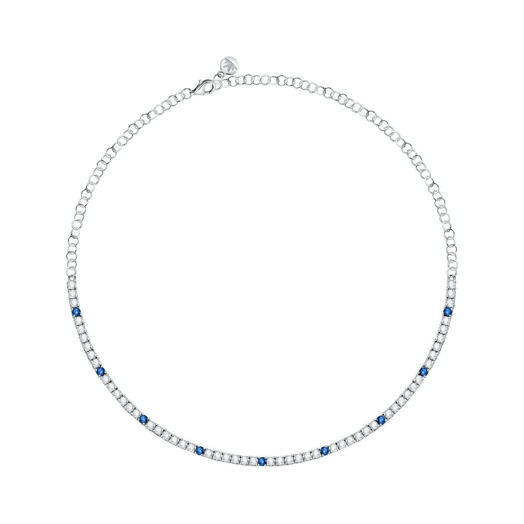 colier tennis morellato safire si diamante CZ
