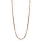 colier tennis rose gold