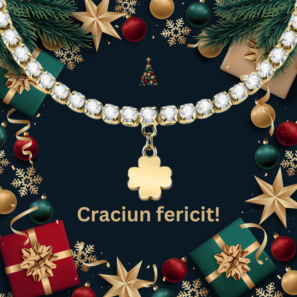 Bratara La Petite Story rodiata auriu cu charm trifoi Bratara Lasardo Gioielli