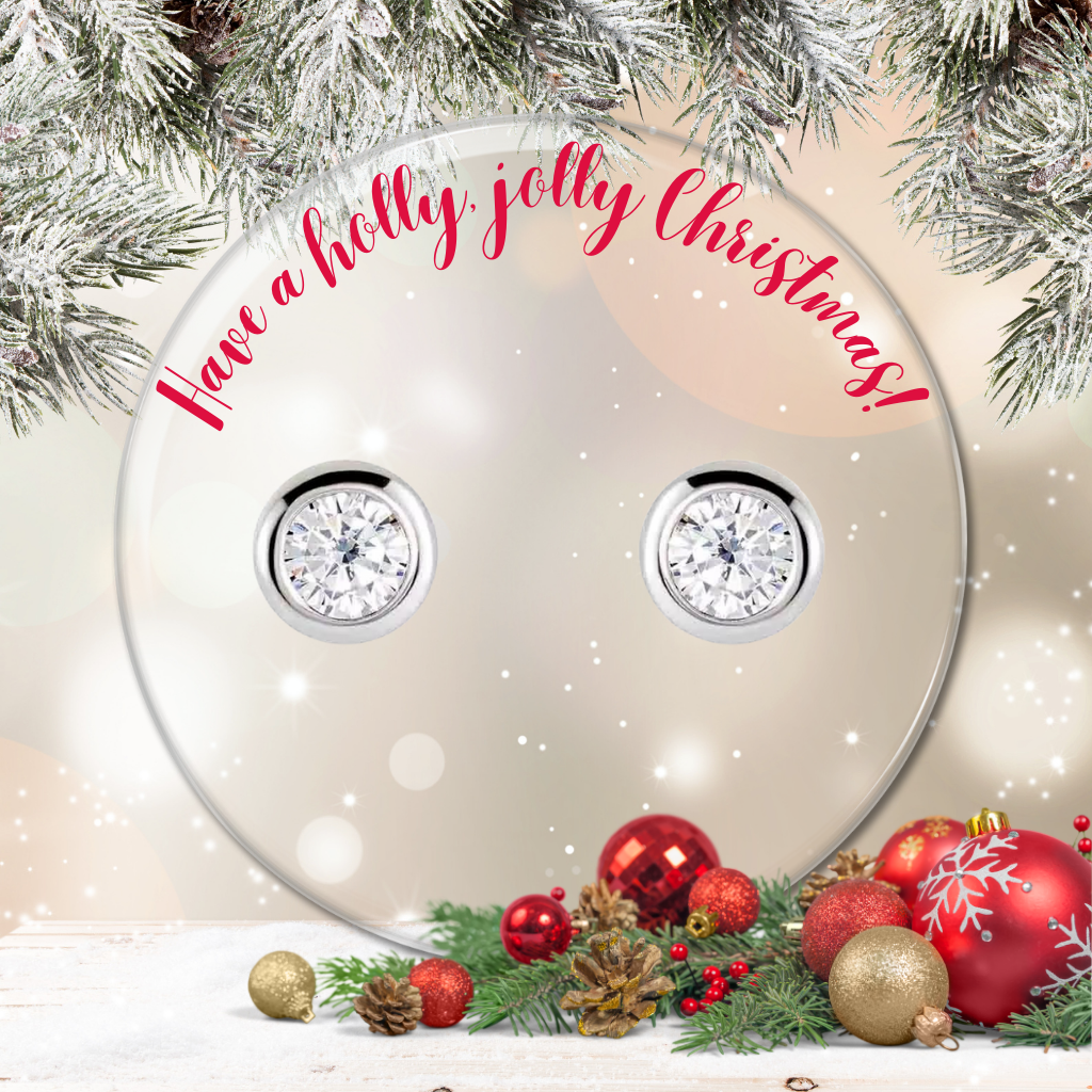 Cercei Punto Luce din argint 925 rodiat cu diamant CZ cipollina cut Cercei Lasardo Gioielli