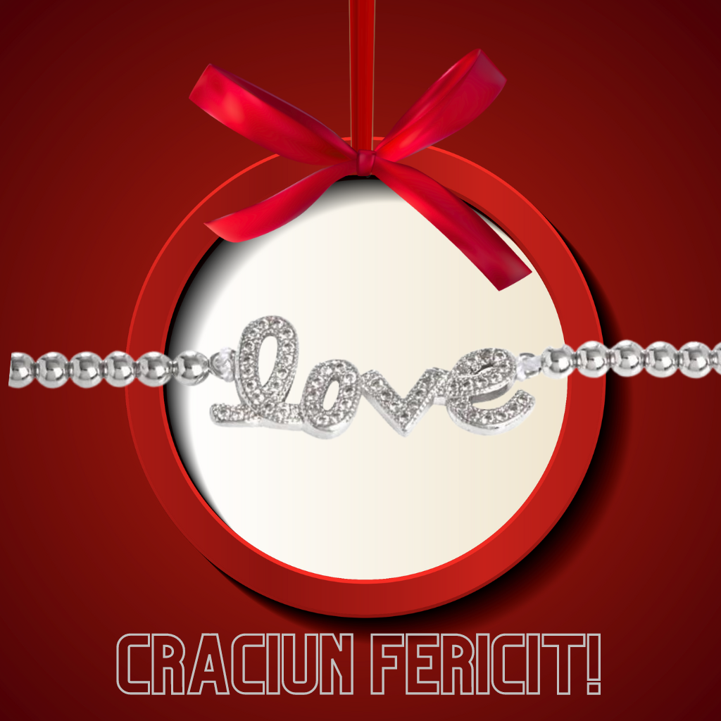 Bratara din argint 925 cu scris "LOVE" Bratara Lasardo Gioielli