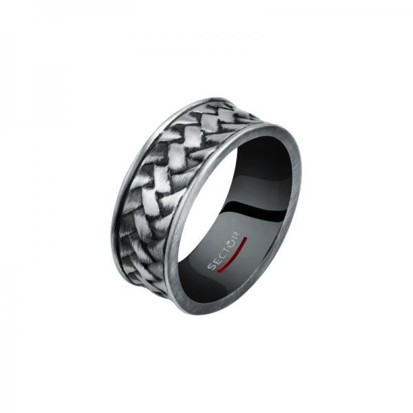 Inel Barbatesc Sector Gri Vintage Colectia Row Inel Lasardo Gioielli