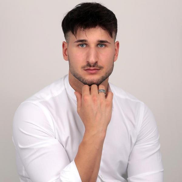 Inel Barbatesc Sector Colectia Row Inel Lasardo Gioielli