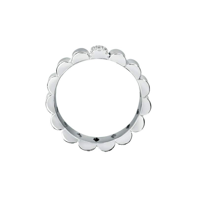 inel lat argintiu morellato