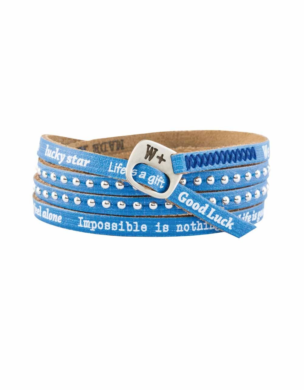 Bratara We Positive Unisex Bluette Colectia Holiday Bratara Lasardo Gioielli