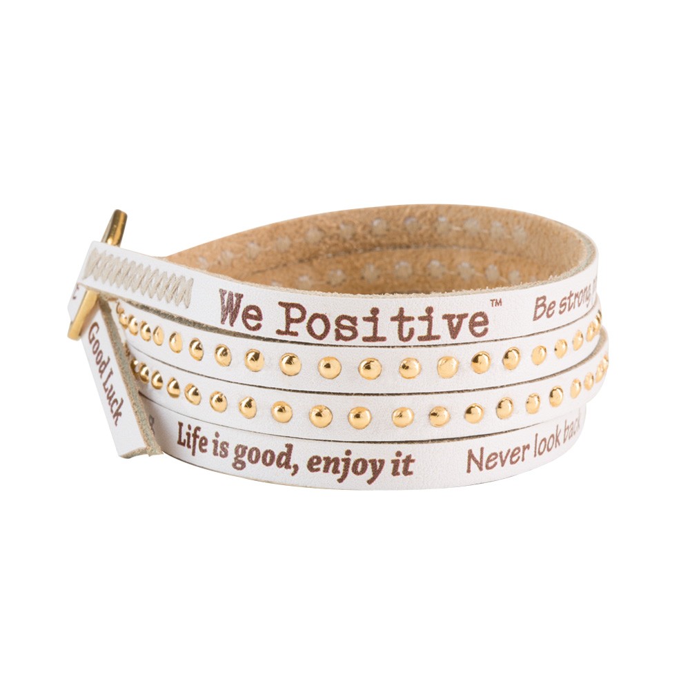 Bratara We Positive Unisex Creme Colectia Holiday Bratara Lasardo Gioielli