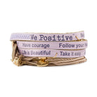 Bratara We Positive Lila Colectia Charms Bratara Lasardo Gioielli