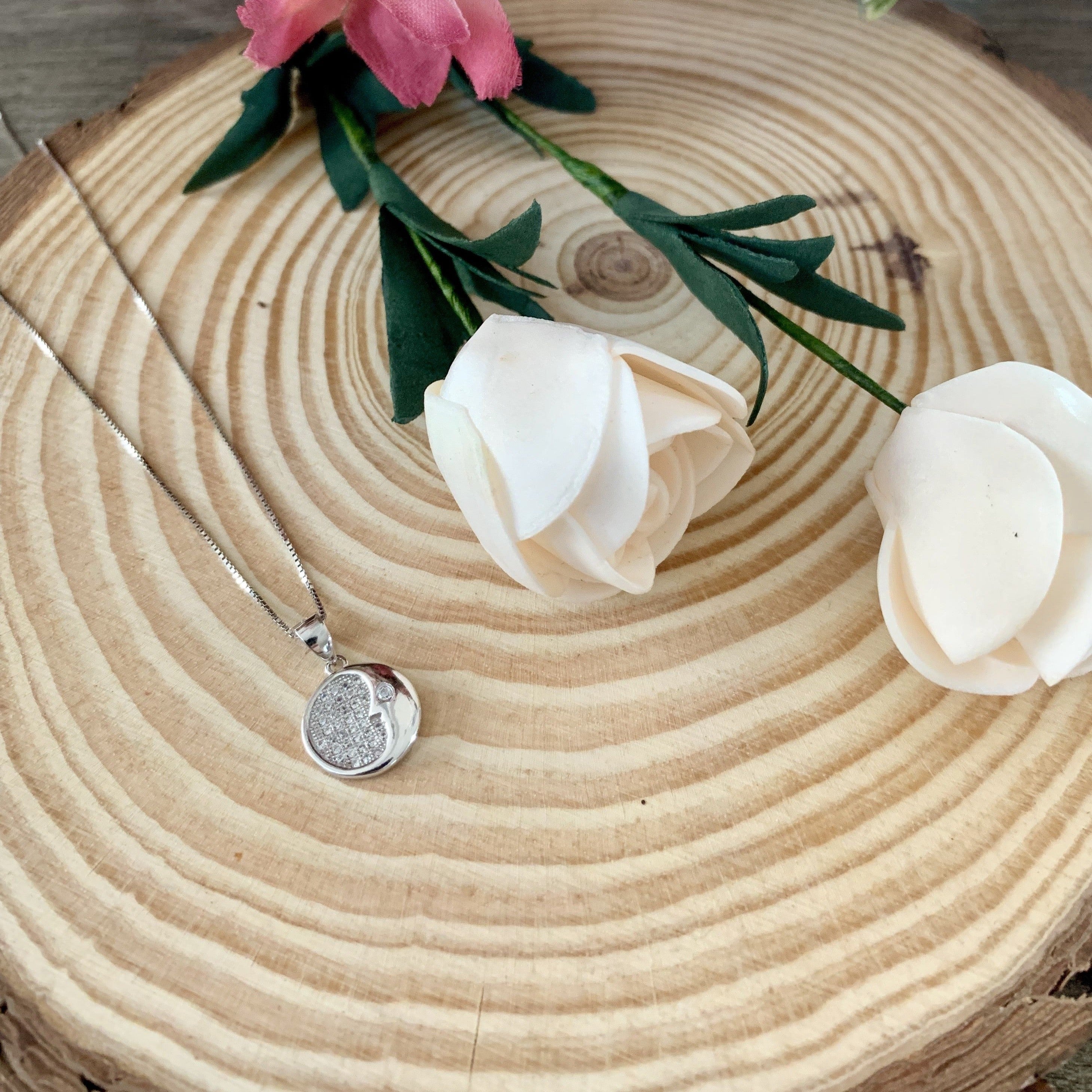 colier argint semiluna