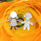 Bratara "You&Me" din argint 925 rodiat pentru sotie/iubita Bratara Lasardo Gioielli