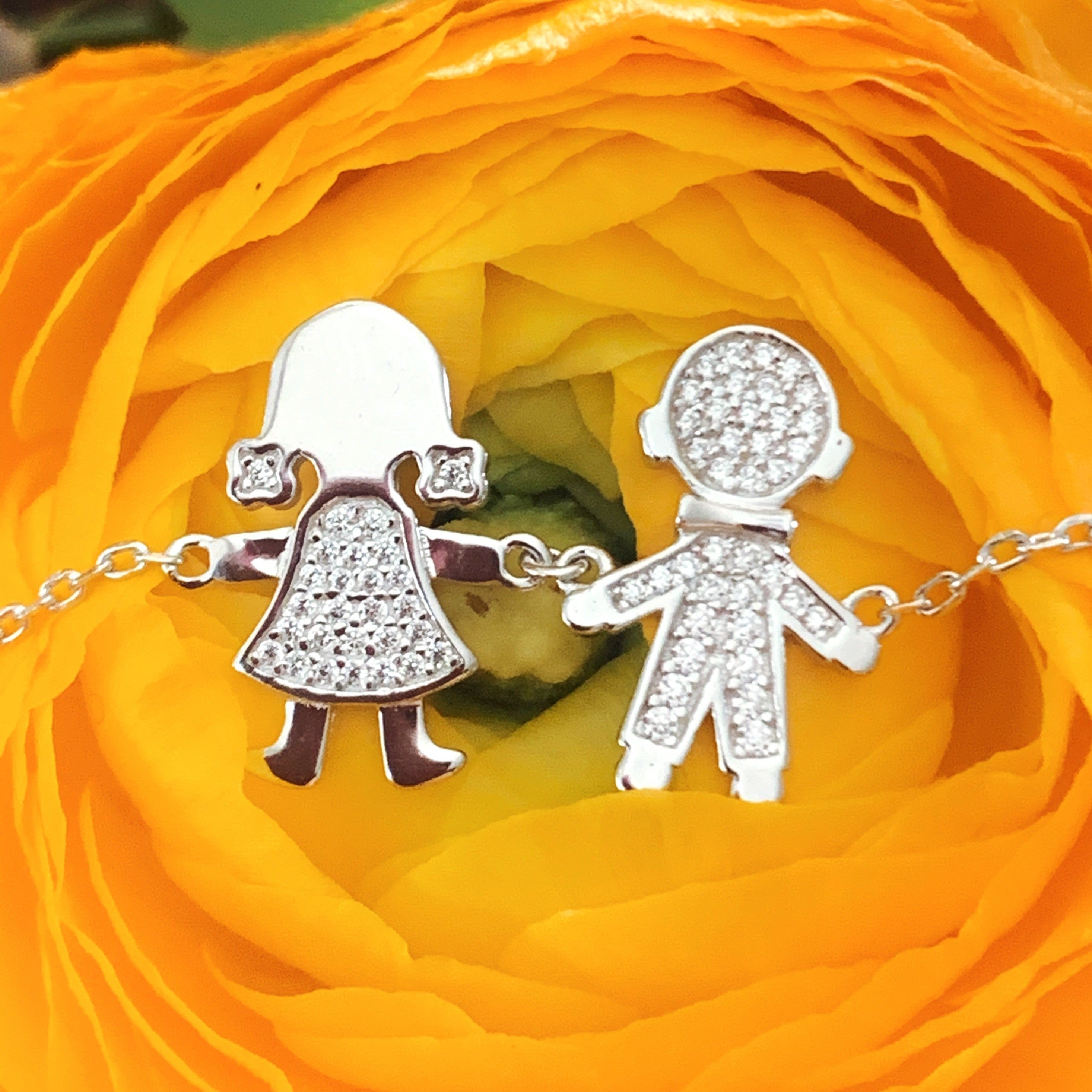 Bratara "You&Me" din argint 925 rodiat pentru sotie/iubita Bratara Lasardo Gioielli