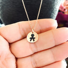 colier argint banut baietel