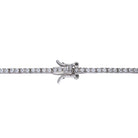 Bratara Tennis Argint 925 Rodiat Argintiu 0.2 cm cu Diamante CZ Albe Round Cut Bratara Lasardo Gioielli