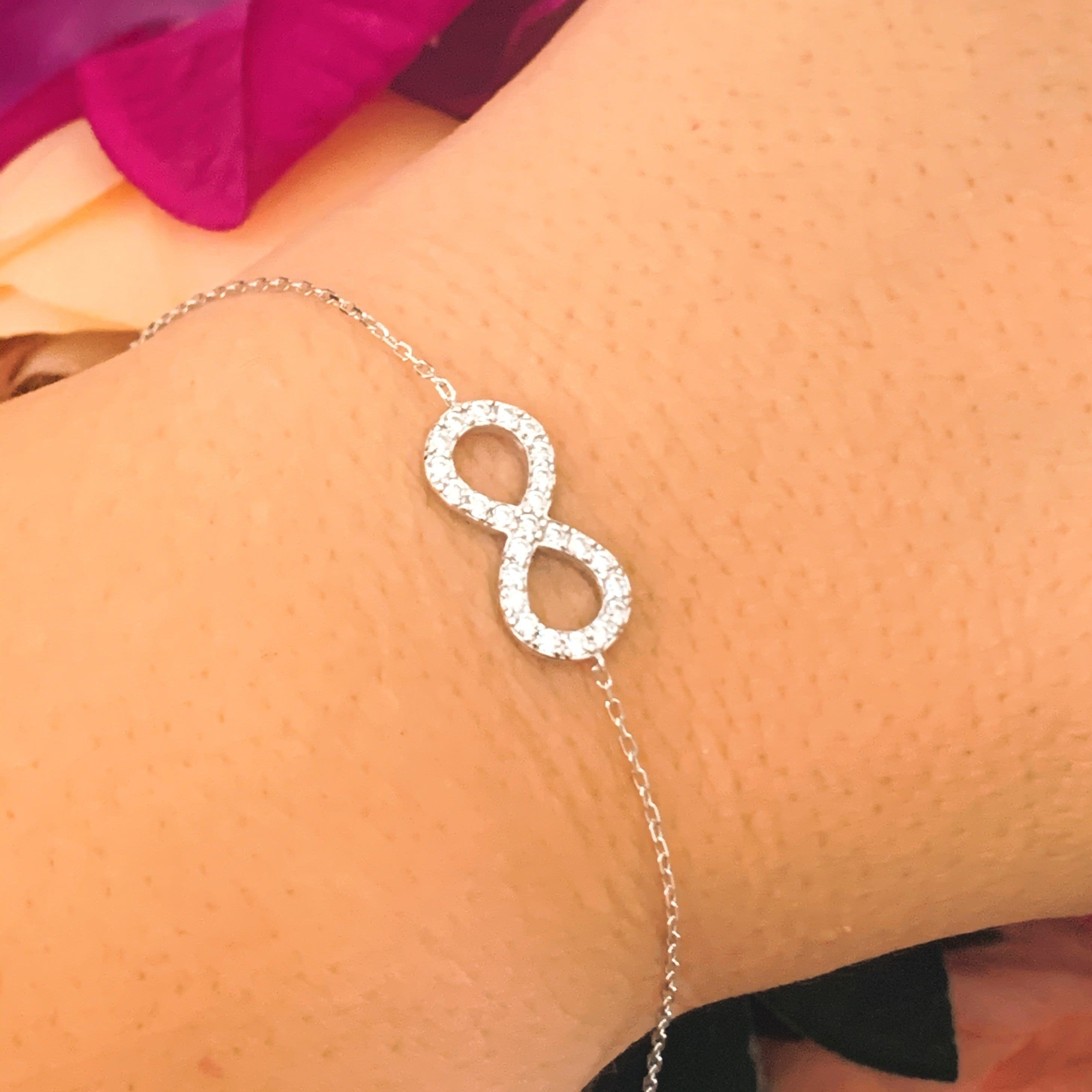 Bratara din argint 925 cu semnul infinitului Bratara Lasardo Gioielli