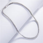 colier tennis argint