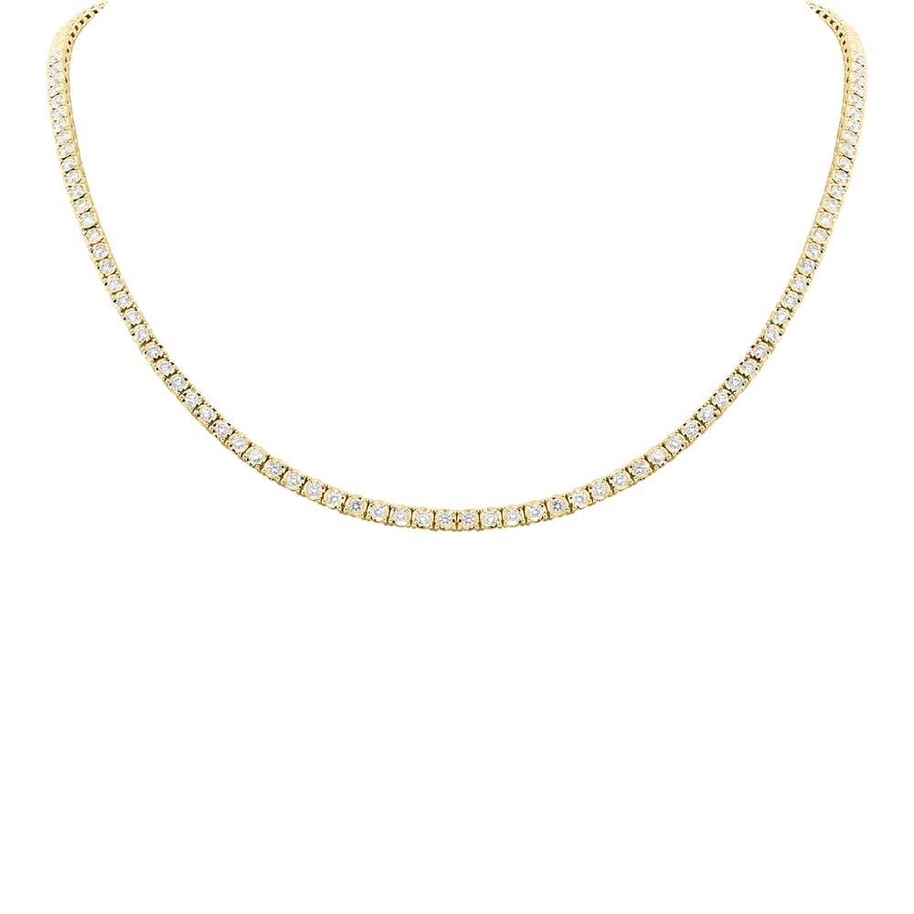 colier tennis rose gold