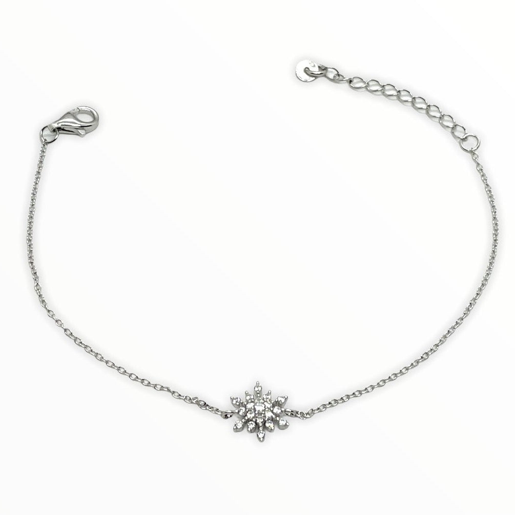 Bratara din argint 925 cu fulg de nea Bratara Lasardo Gioielli