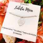 colier argint cu inima love