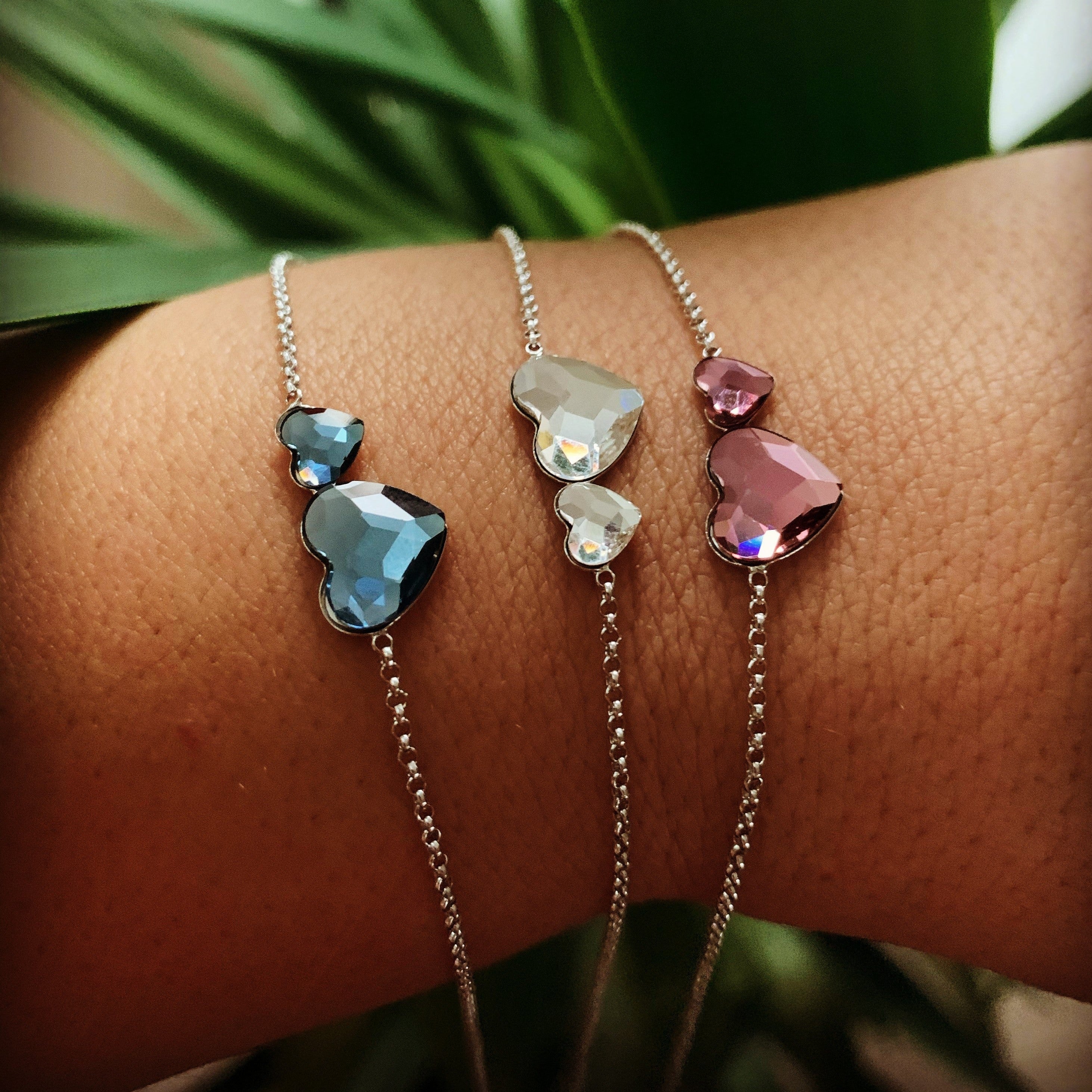 Bratara pentru sotie/iubita din argint 925 rodiat cu cristale Swarovski Bratara Lasardo Gioielli
