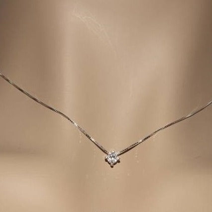 colier argint punto luce