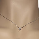 colier argint punto luce