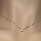 colier argint punto luce