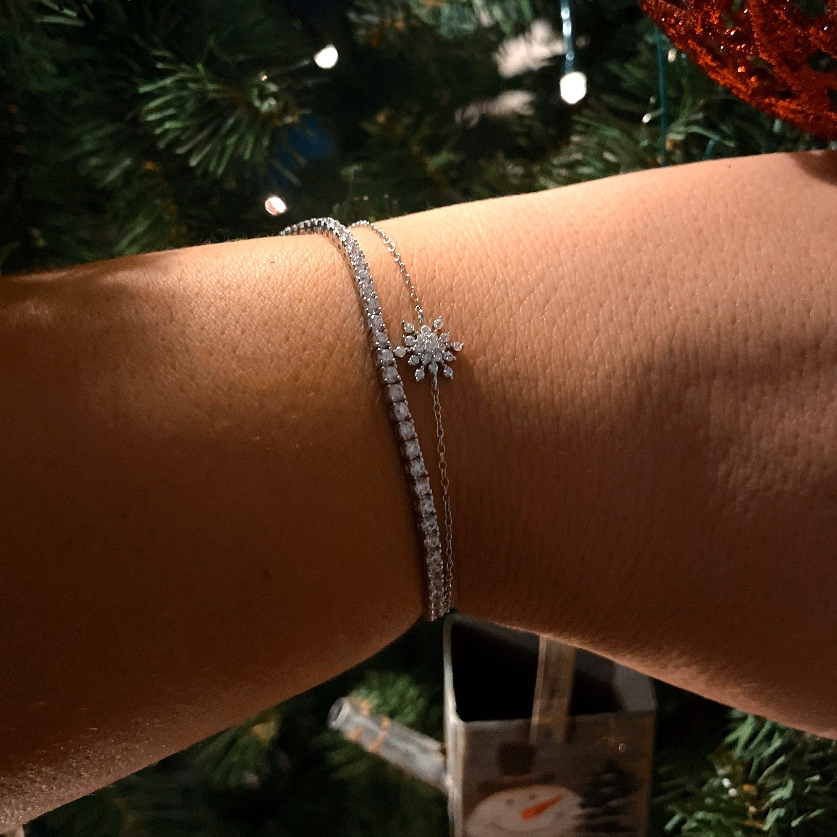 Bratara din argint 925 cu fulg de nea Bratara Lasardo Gioielli