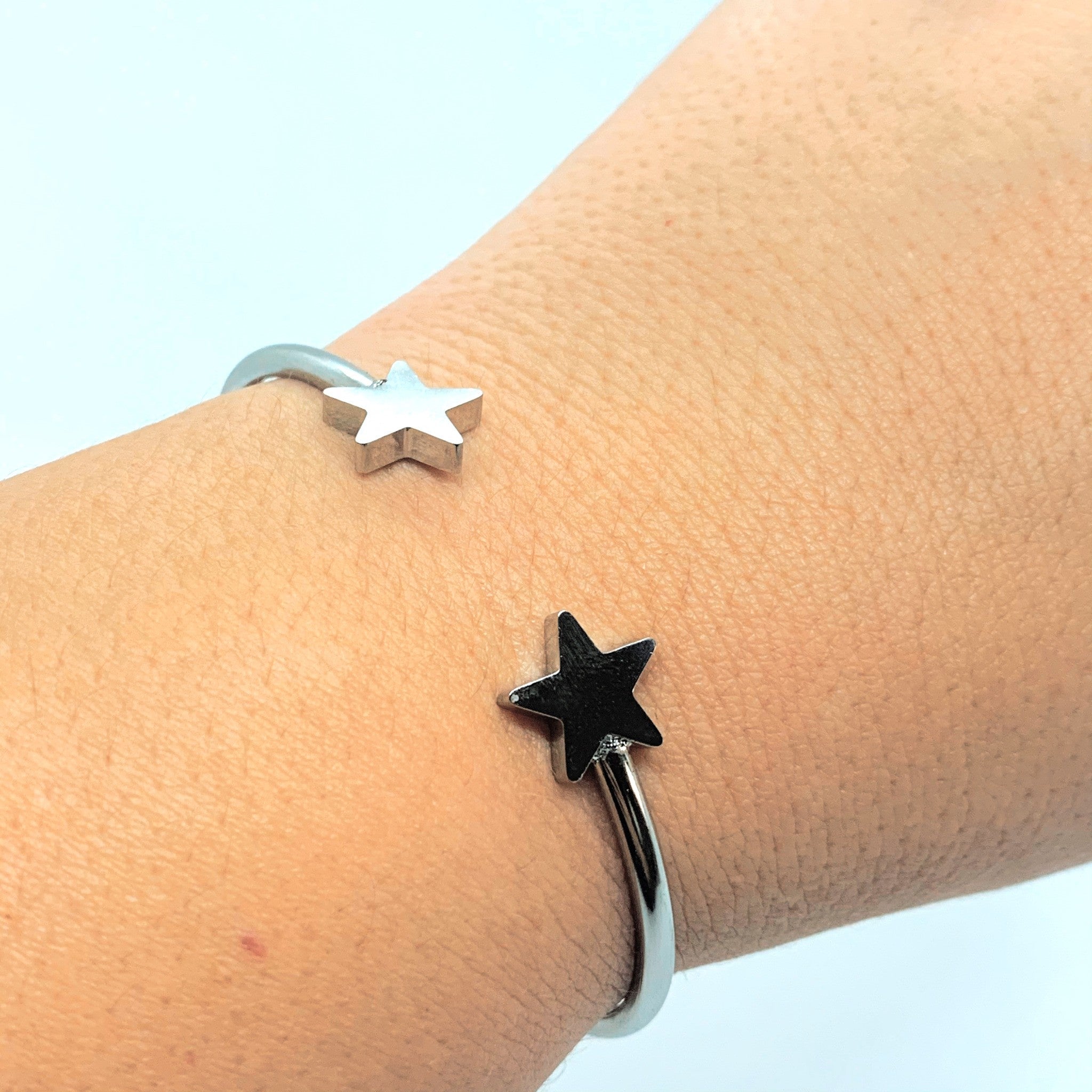 Bratara fixa Think Positive cu stele Bratara Lasardo Gioielli