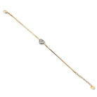 Bratara Think Positive cu inima aurie Bratara Lasardo Gioielli