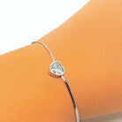 Bratara Think Positive cu inima argintie Bratara Lasardo Gioielli