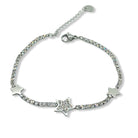 Bratara Tennis Think Positive cu stele Bratara Lasardo Gioielli