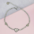 Bratara Tennis Think Positive cu inimi Bratara Lasardo Gioielli