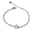 Bratara Tennis Think Positive cu stea Bratara Lasardo Gioielli