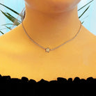 colier tennis cu stea