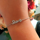 Bratara din argint 925 cu scris "Love" Bratara Lasardo Gioielli