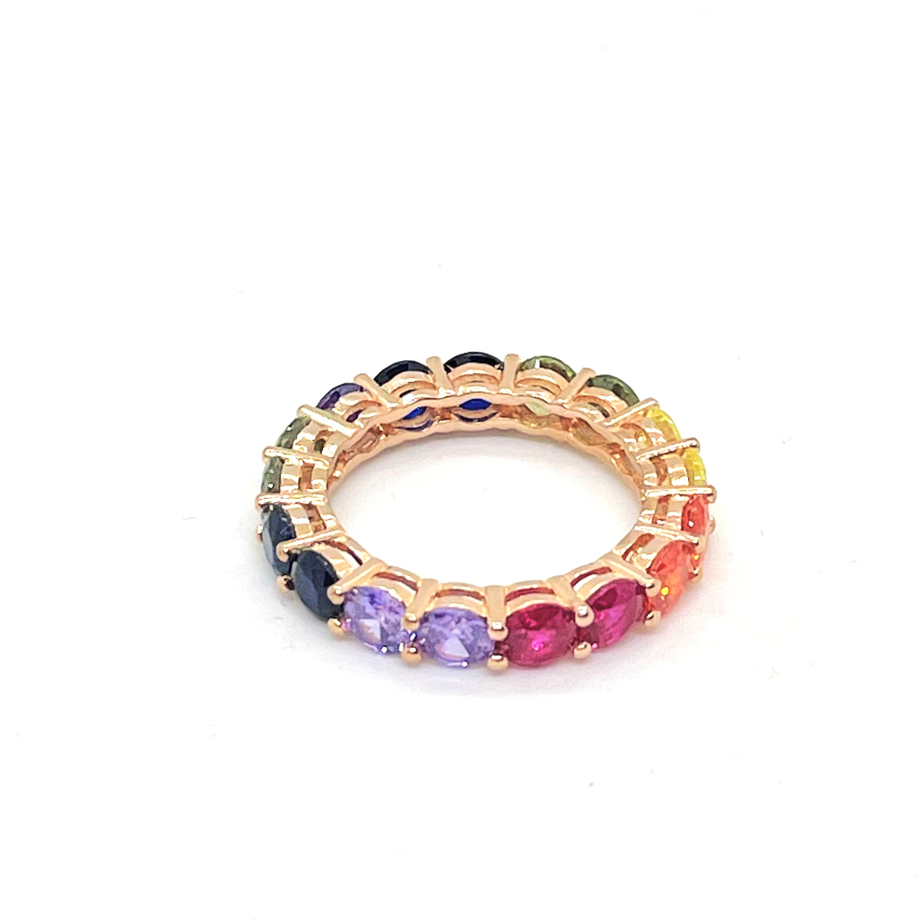 inel cu pietre colorate