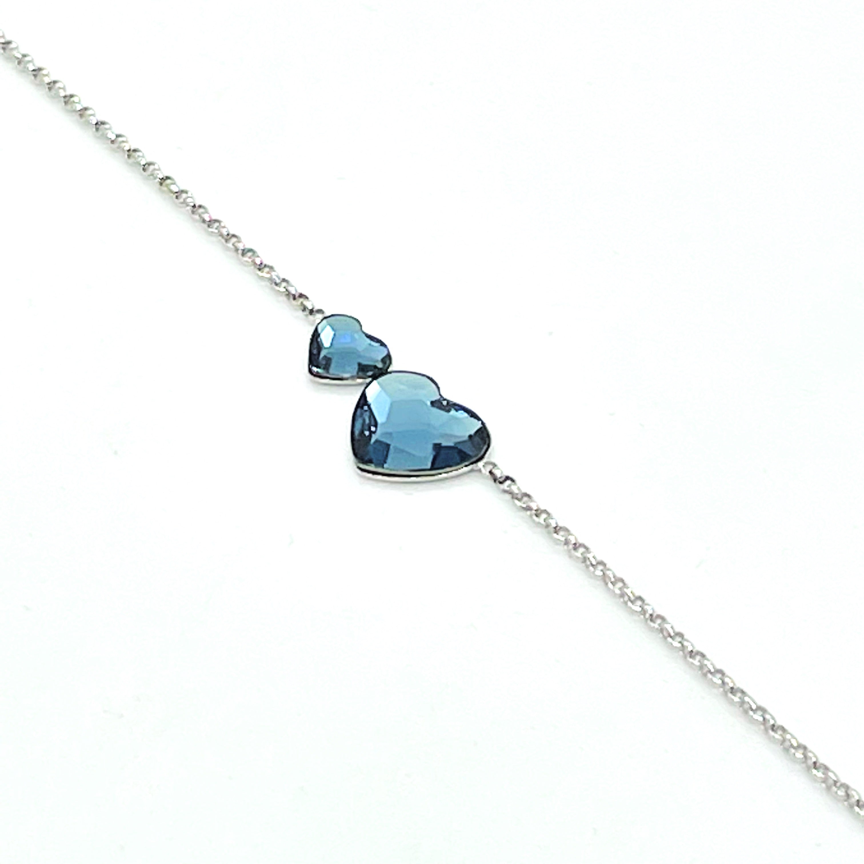 Bratara pentru sotie/iubita din argint 925 rodiat cu cristale Swarovski Bratara Lasardo Gioielli