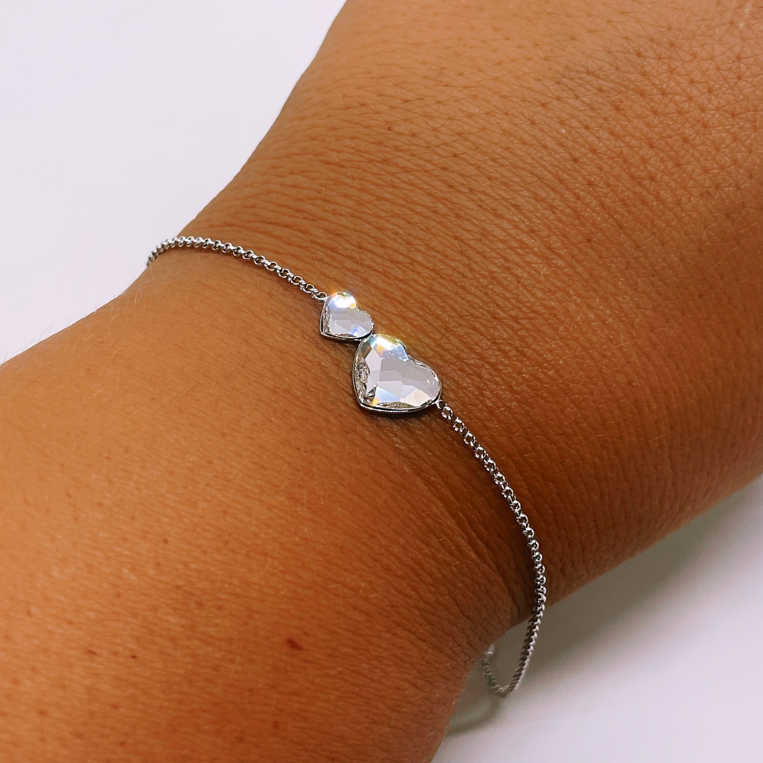 Bratara din argint 925 rodiat cu cristale Swarovski Bratara Lasardo Gioielli