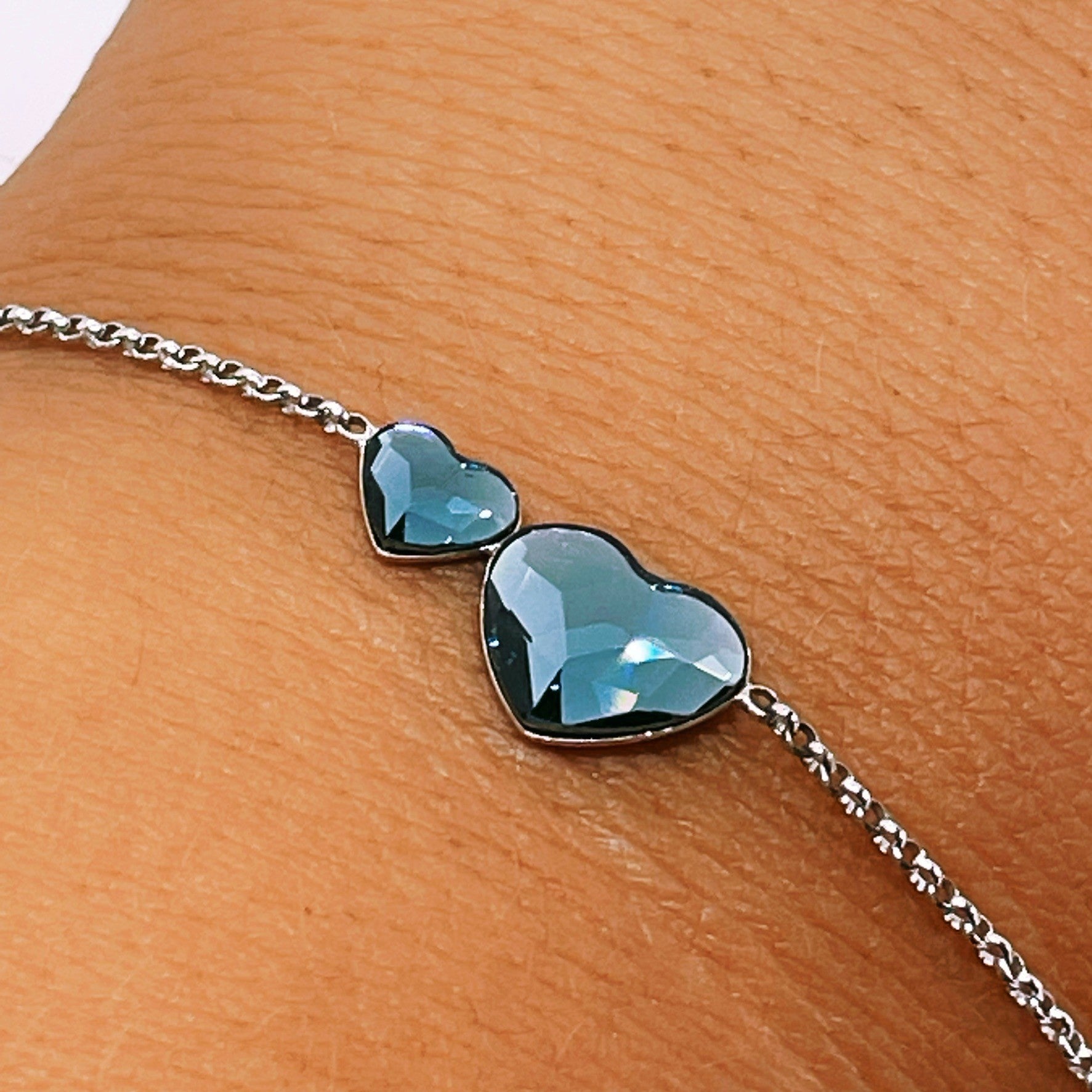 Bratara din argint 925 rodiat cu cristale Swarovski Bratara Lasardo Gioielli