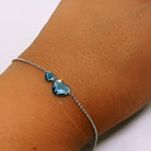 Bratara din argint 925 rodiat cu cristale Swarovski Bratara Lasardo Gioielli