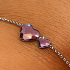 Bratara din argint 925 rodiat cu cristale Swarovski Bratara Lasardo Gioielli