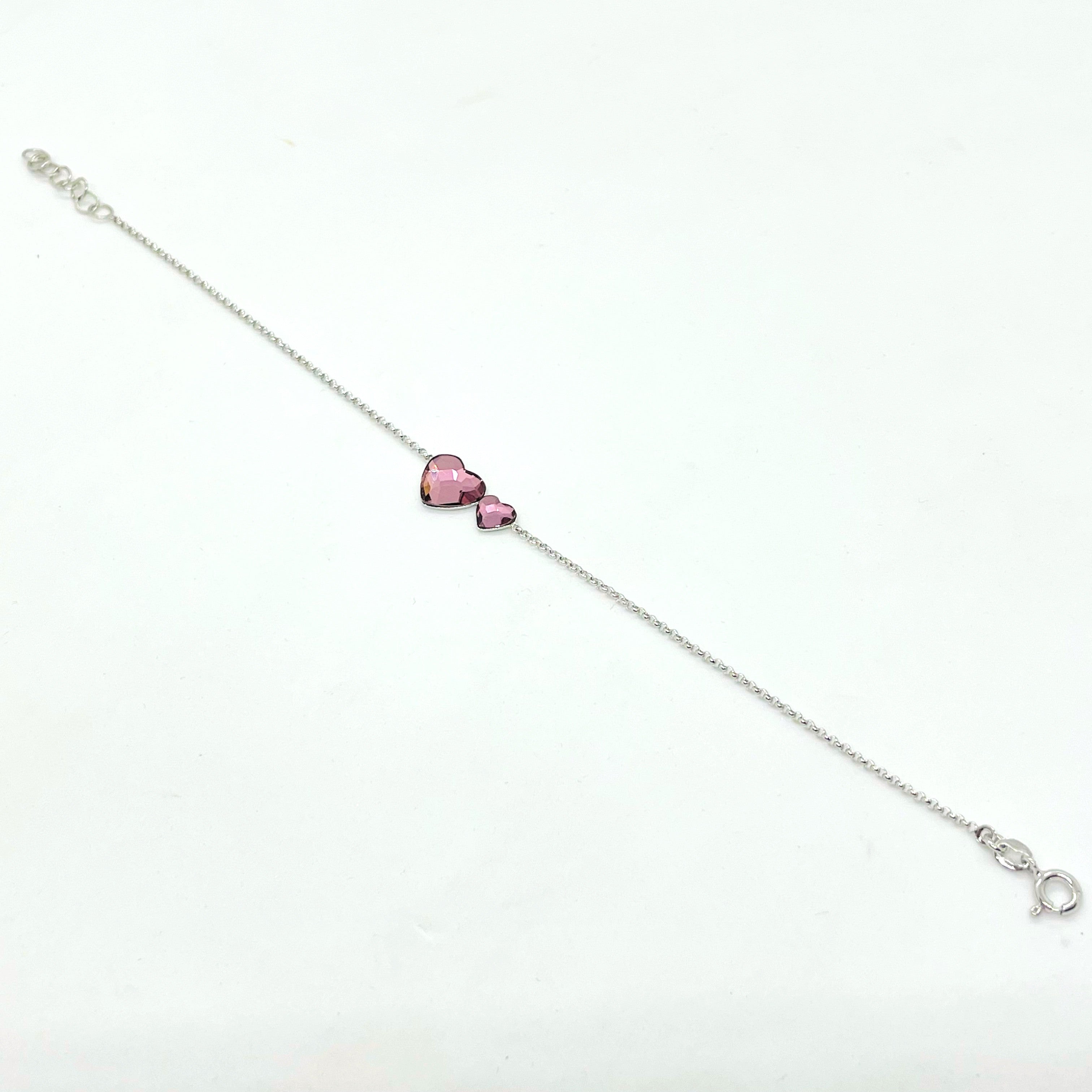 Bratara din argint 925 rodiat cu cristale Swarovski Bratara Lasardo Gioielli