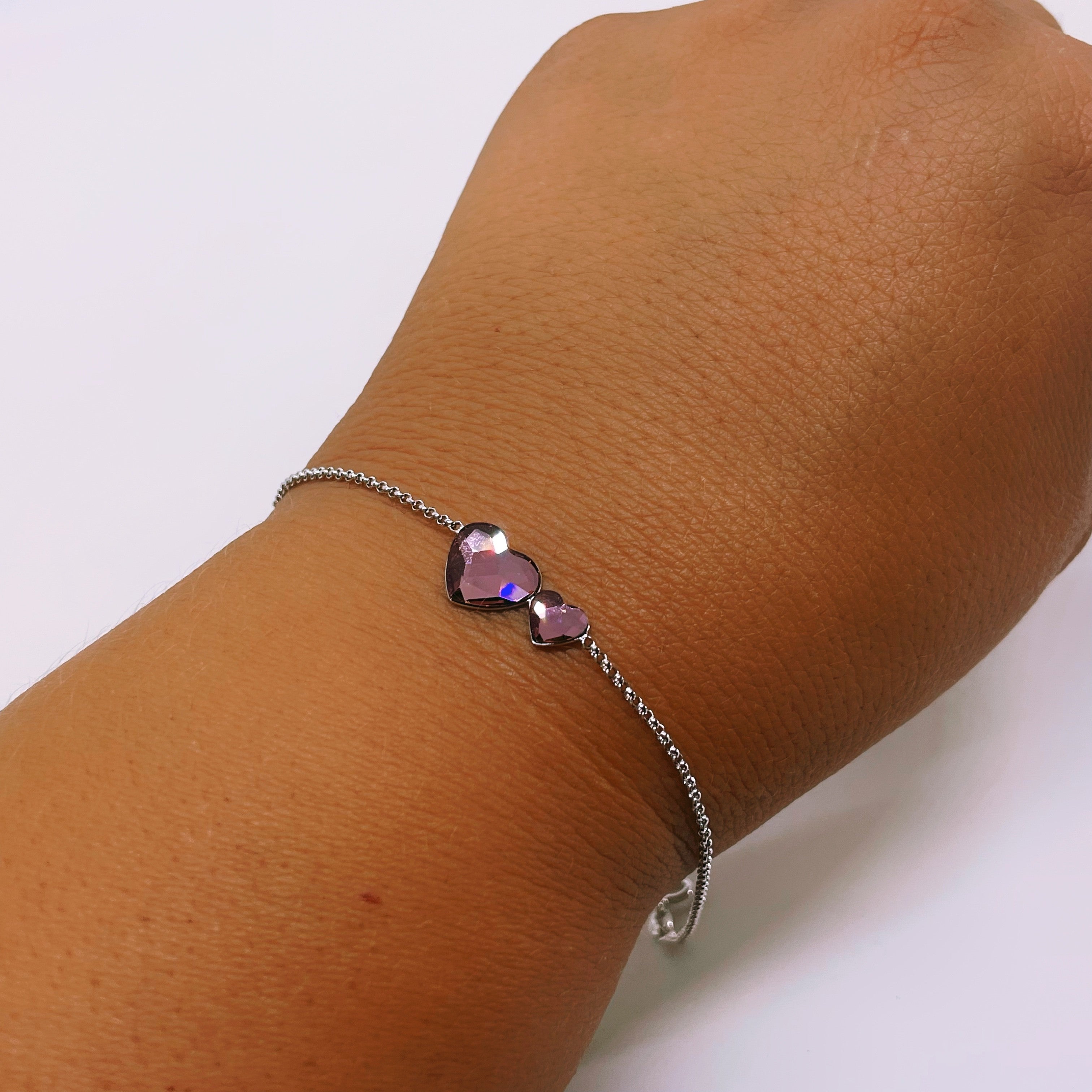 Bratara din argint 925 rodiat cu cristale Swarovski Bratara Lasardo Gioielli