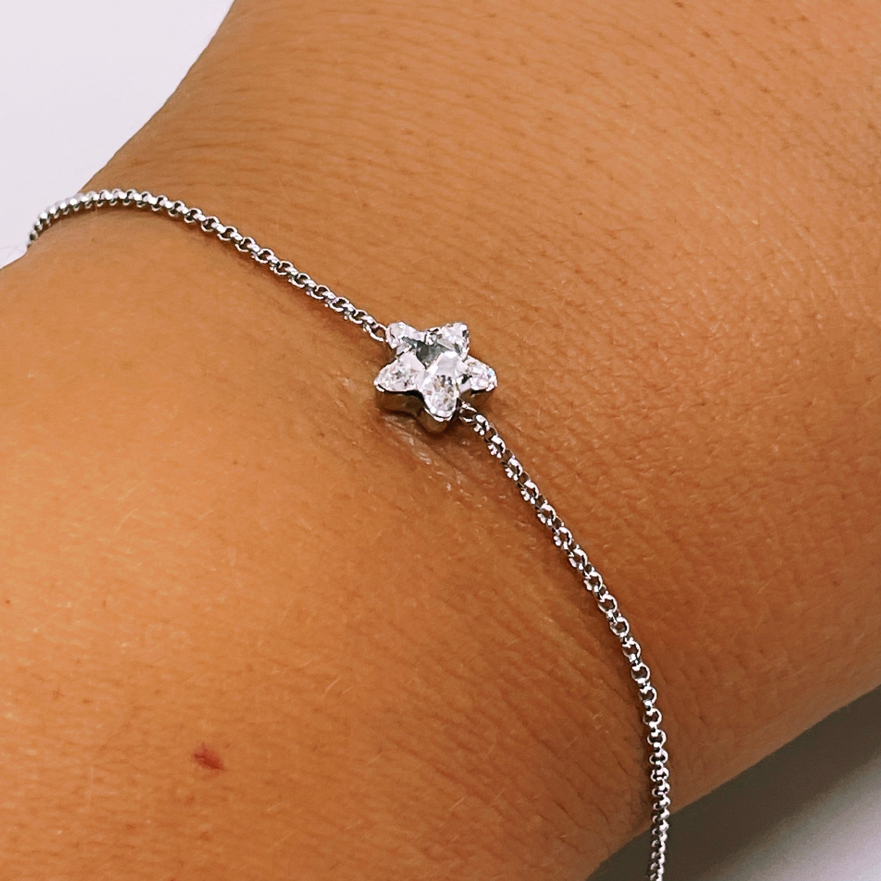 Bratara din argint 925 rodiat cu cristale Swarovski Bratara Lasardo Gioielli