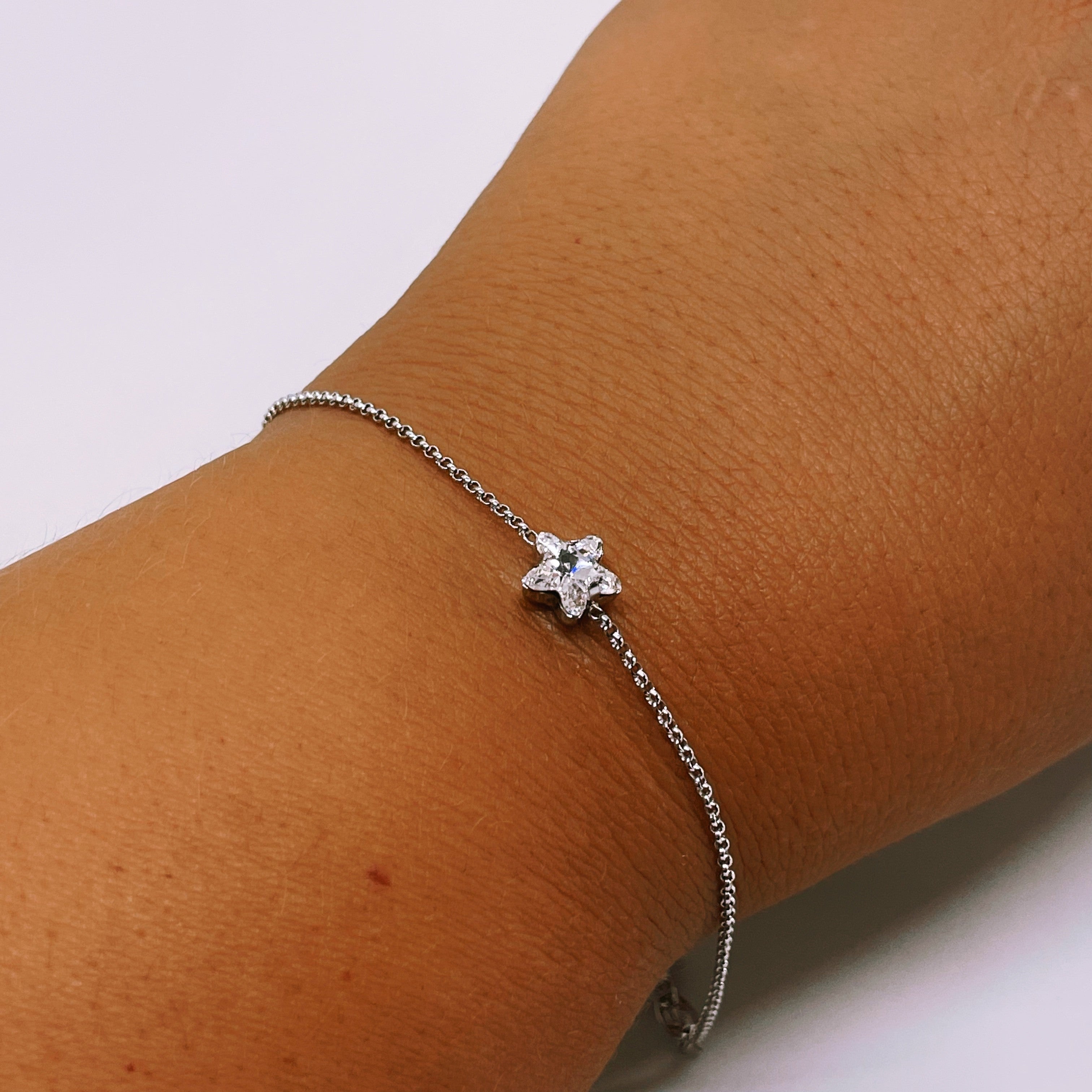 Bratara din argint 925 rodiat cu cristale Swarovski Bratara Lasardo Gioielli