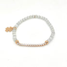 Bratara din argint 925 cu howlit si diamante CZ albe Bratara Lasardo Gioielli